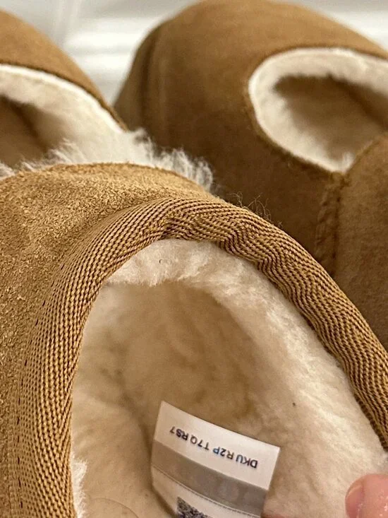 UGG Bea Genuine Shearling Lined Platform Mary Jane in Chestnut Size US 8 - Picture 8 of 13